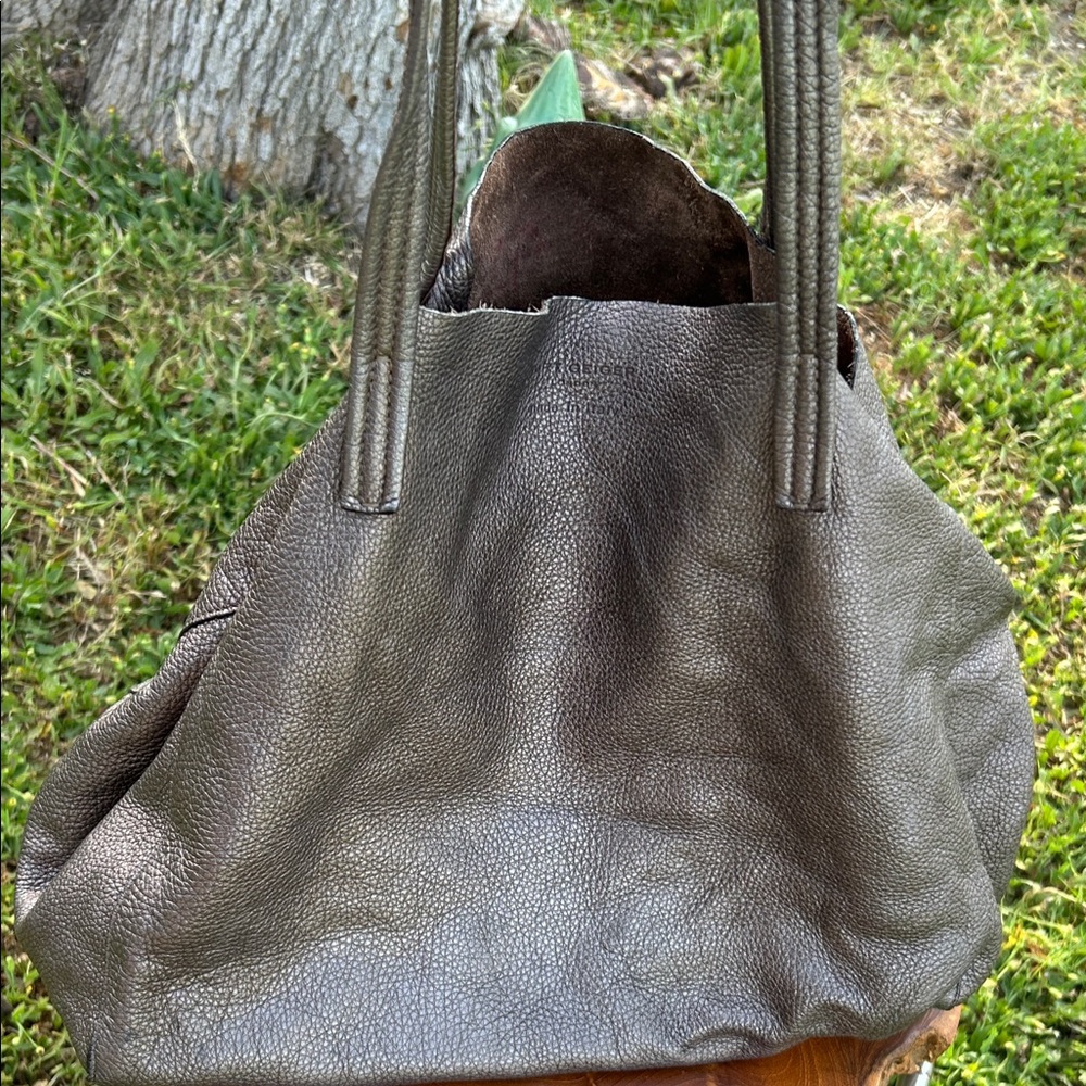 Kurt Geiger violet London slouchy bag